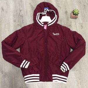 Texas A&M  Hooded Bomber Jacket
